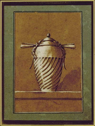 Ontwerp voor een decoratieve vaas, 1764 door Ennemond Alexandre Petitot